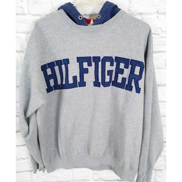 Tommy Hilfiger Other - Vintage 90's Tommy Hilfiger Spellout Hoodie L